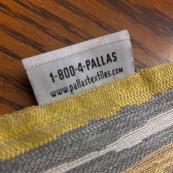 Pallas Textiles Bag Travel Small Mini ID Card Yellow Gray White Boho Lightweight - Picture 5 of 8